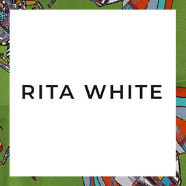 People Watching' Grey, Red, White, 100% Silk Twill, Long Rectangular Scarf  irish fashion print designer rita white – Rita White
