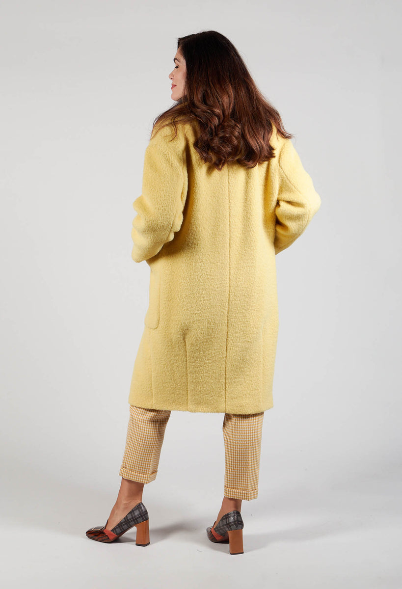 Yellow on sale longline coat