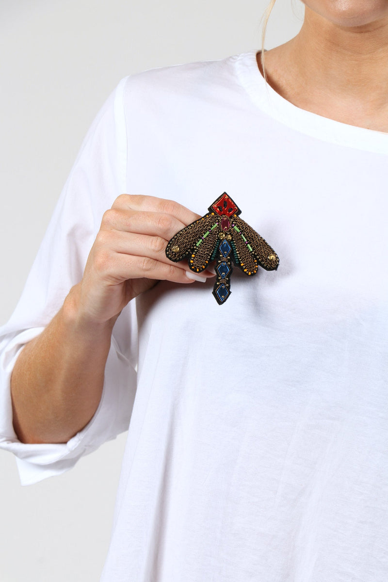 Gucci on sale butterfly brooch