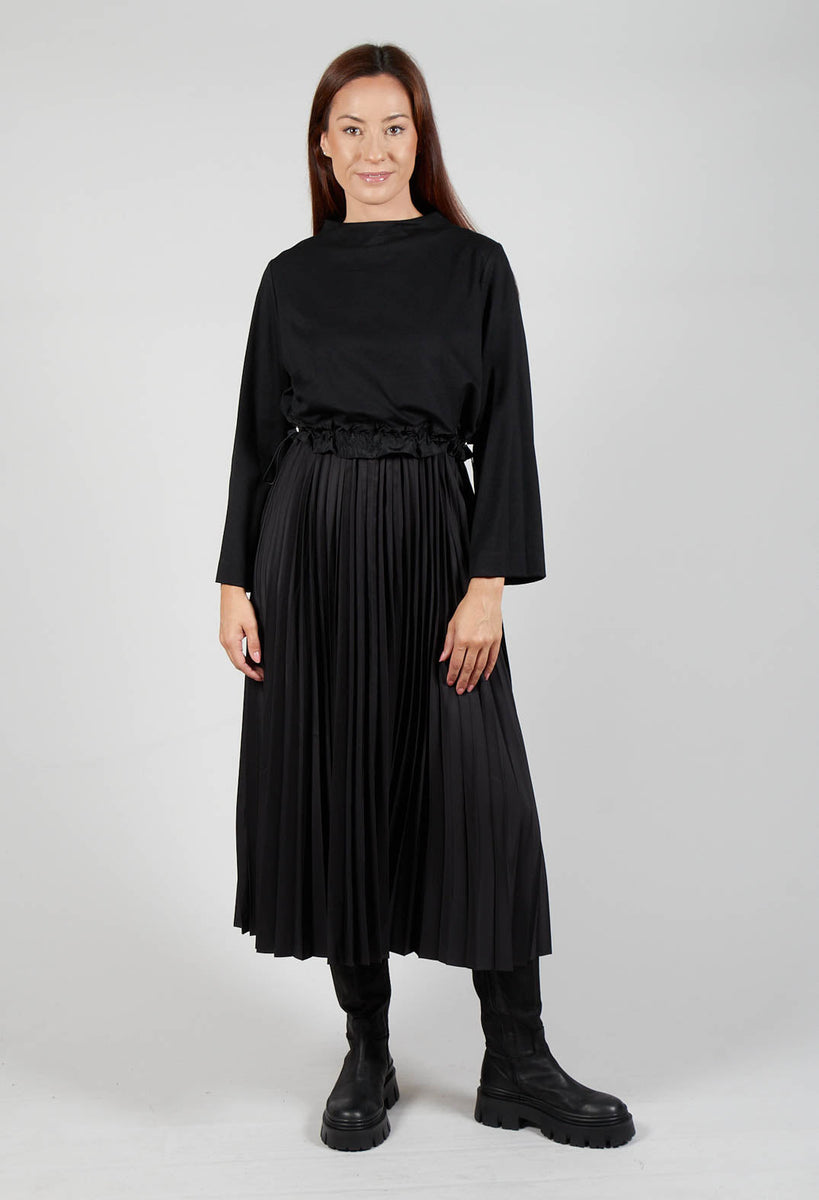 Pleated overlay dress hotsell