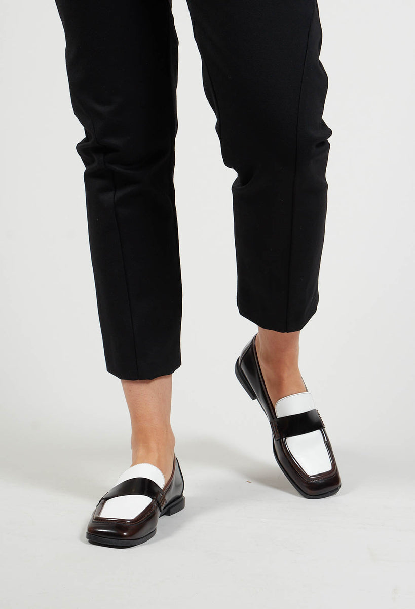 Square on sale toe loafers