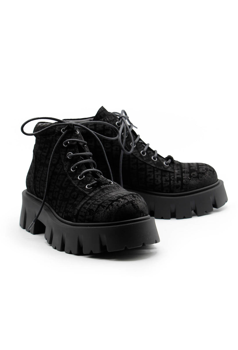 Ankle length outlet lace up boots