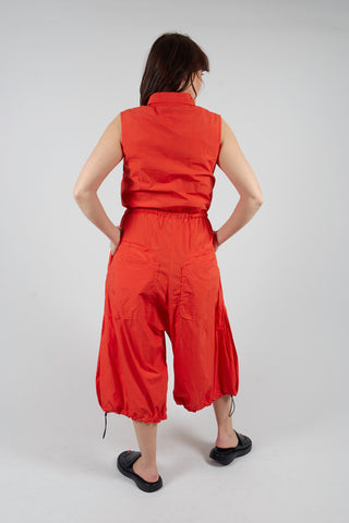 Pull Toggle Jumpsuit in Mandarine