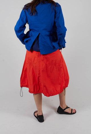 Pull Toggle Hemline Skirt in Mandarine