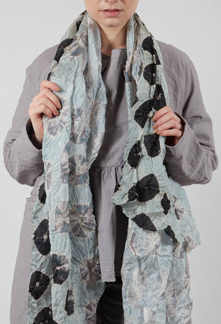 Silk Scarf in Black/Grey