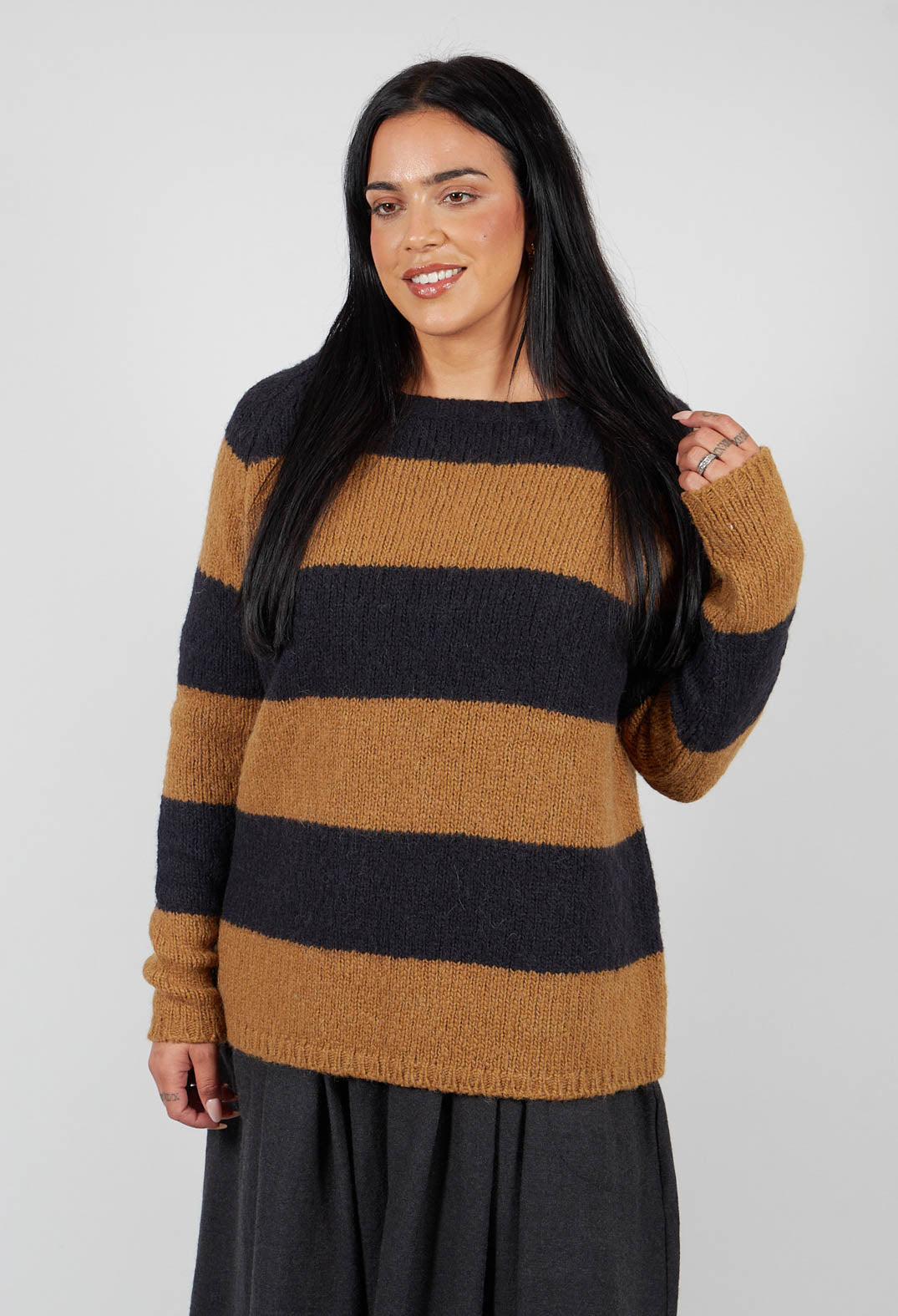 Jumper in Tobacco Black