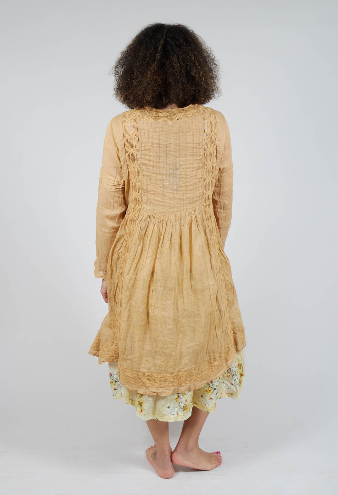 Organdie Dress in Amber