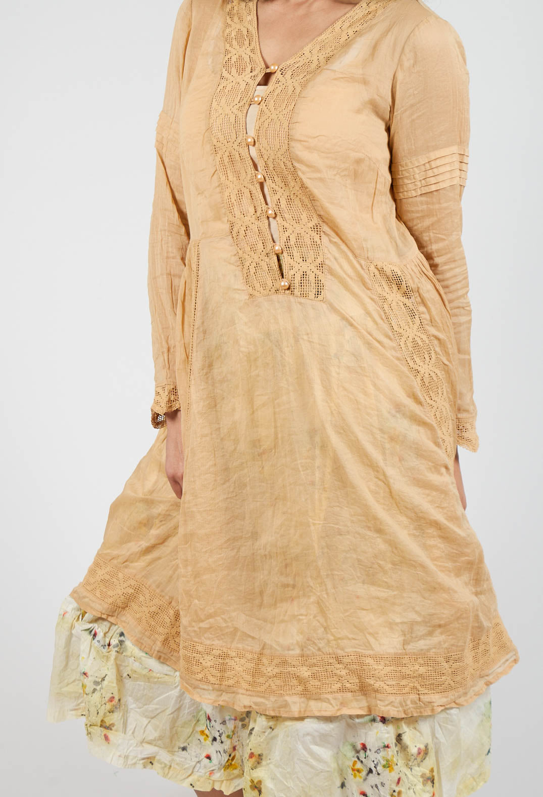 Organdie Dress in Amber