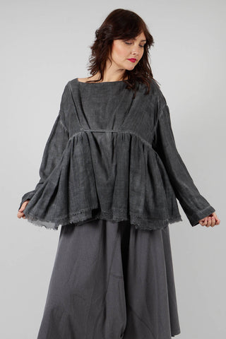 Meringa Top in Dark Grey