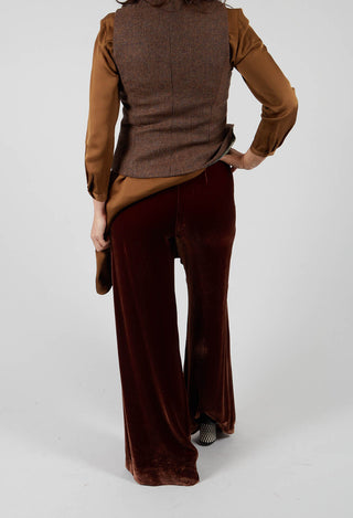 Velvet Trousers in Copper