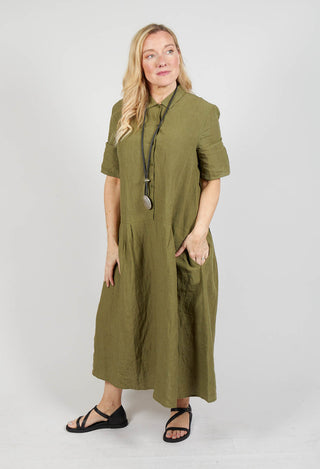 Shirt Dress in Green