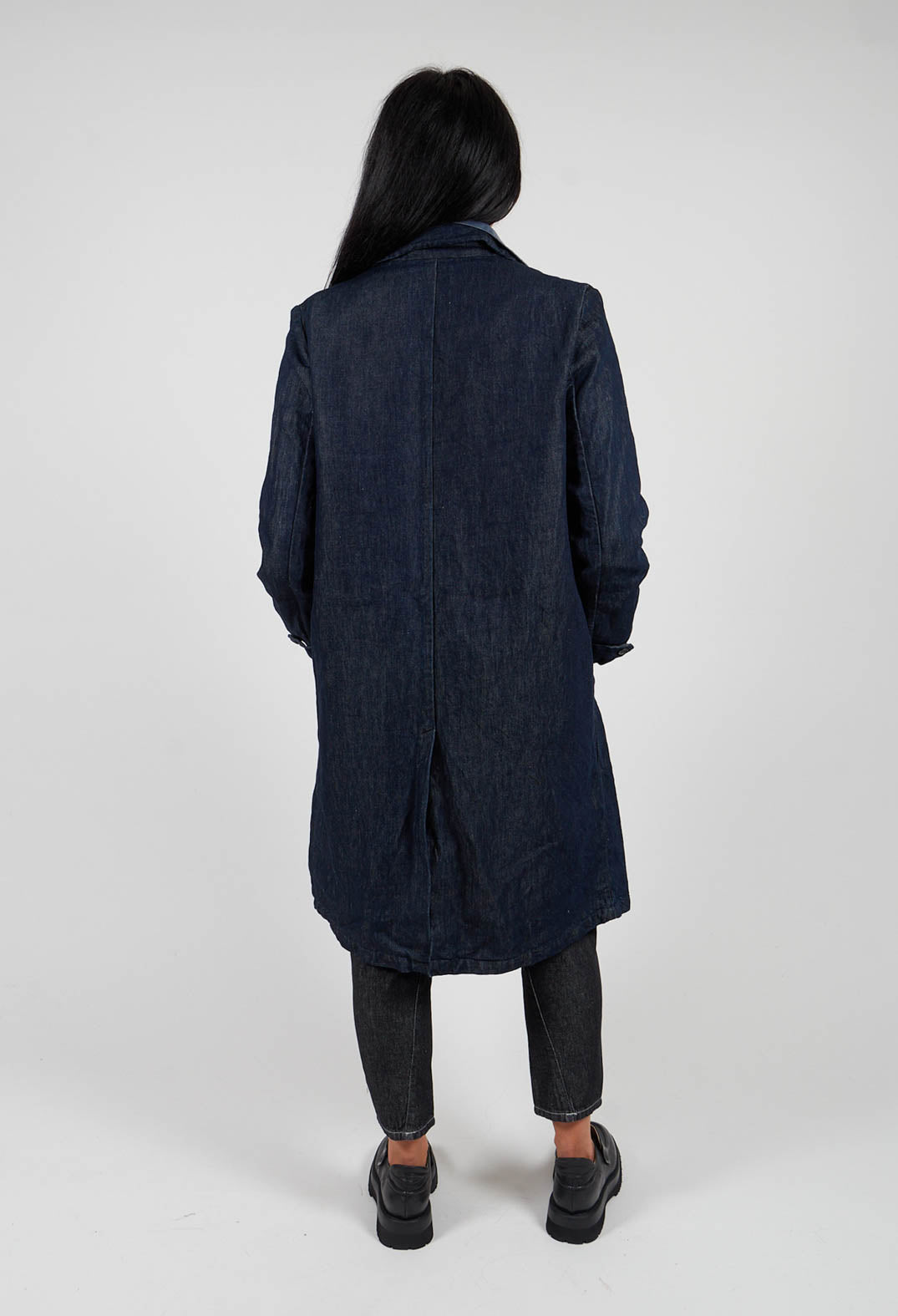 Duster Coat in Indigo