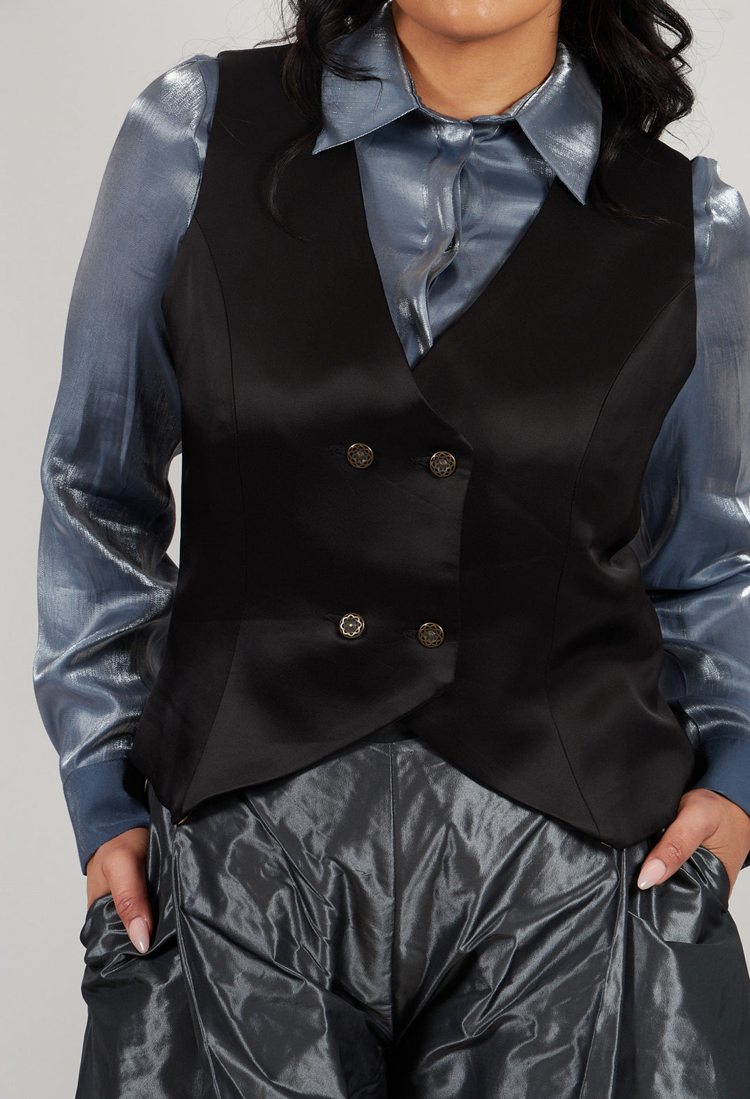 Gypsy Waistcoat in Black