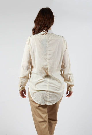 Silk Shirt in Light Yellow