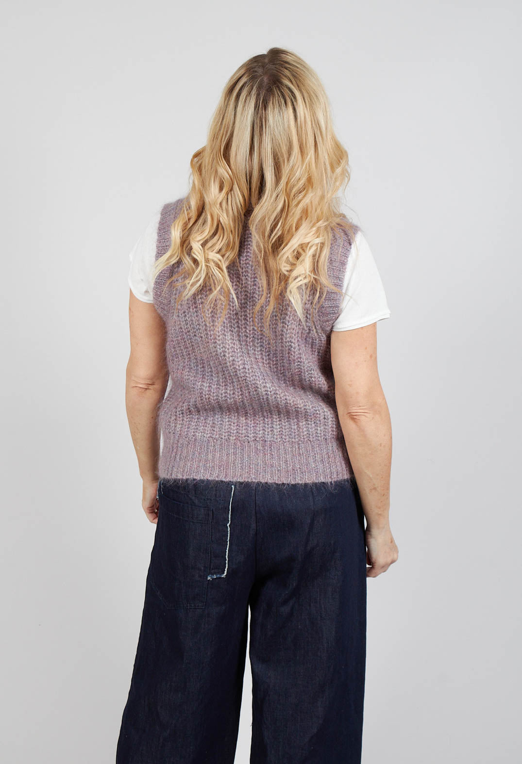 Vera Vest with Rib Finish