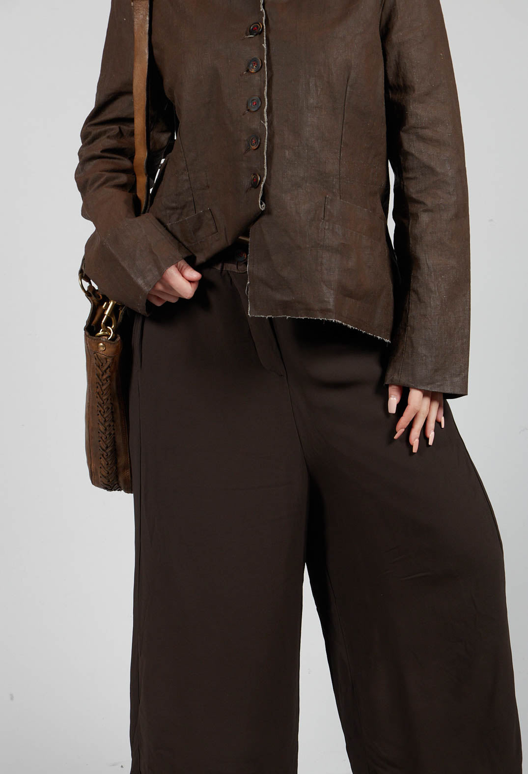 Tosca Wide Leg Pants in Brown