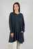 Komplettig Jersey Coat in Versteck Blue