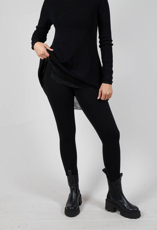 Stretch Fit Leggings in Black