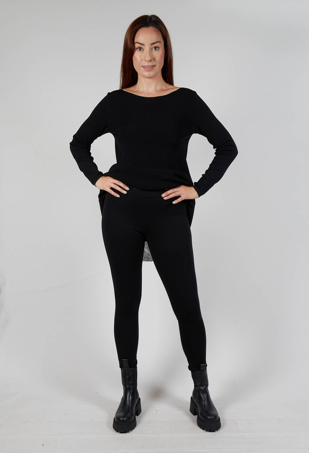 Stretch Fit Leggings in Black