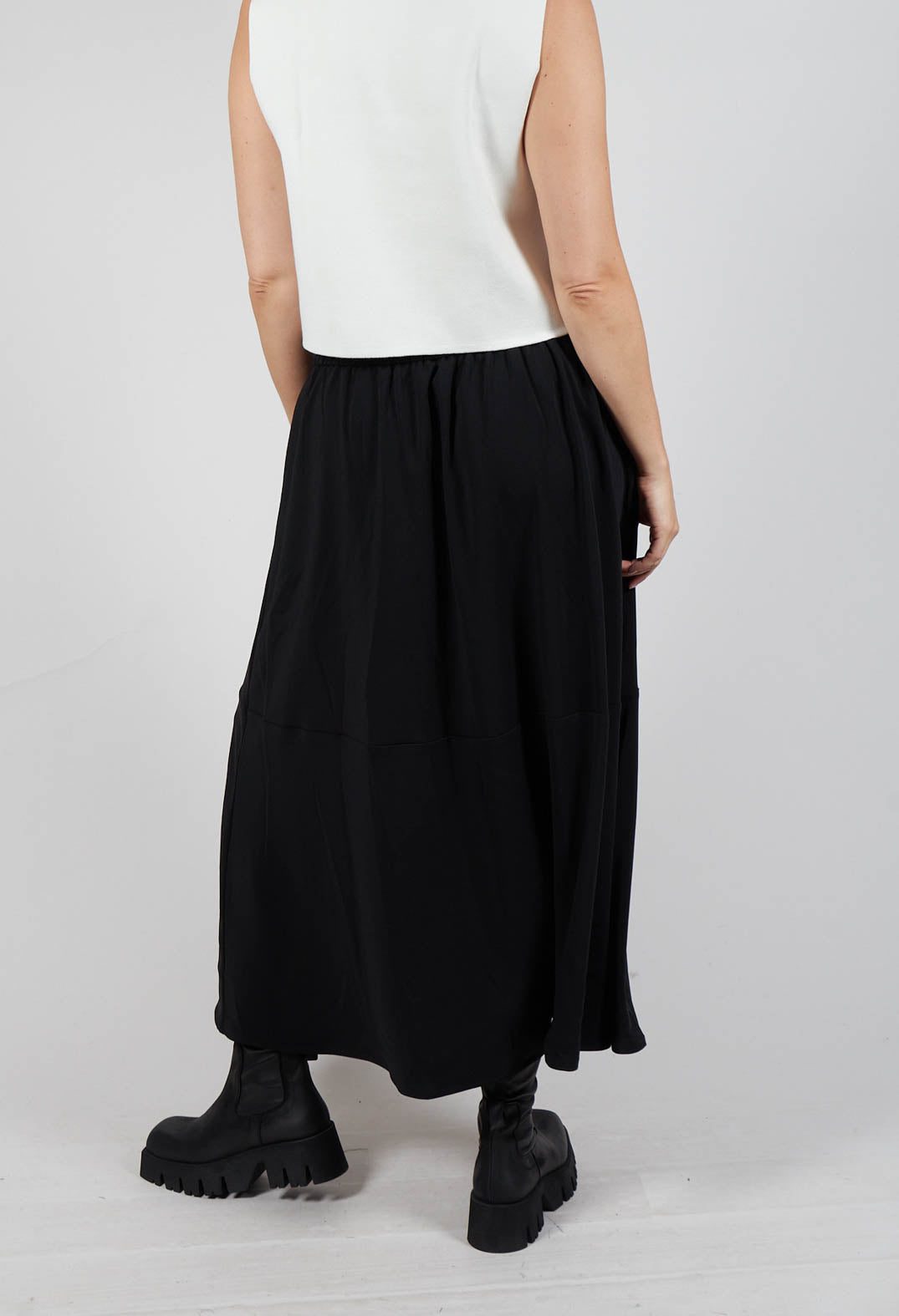 Long Length Skirt in Black