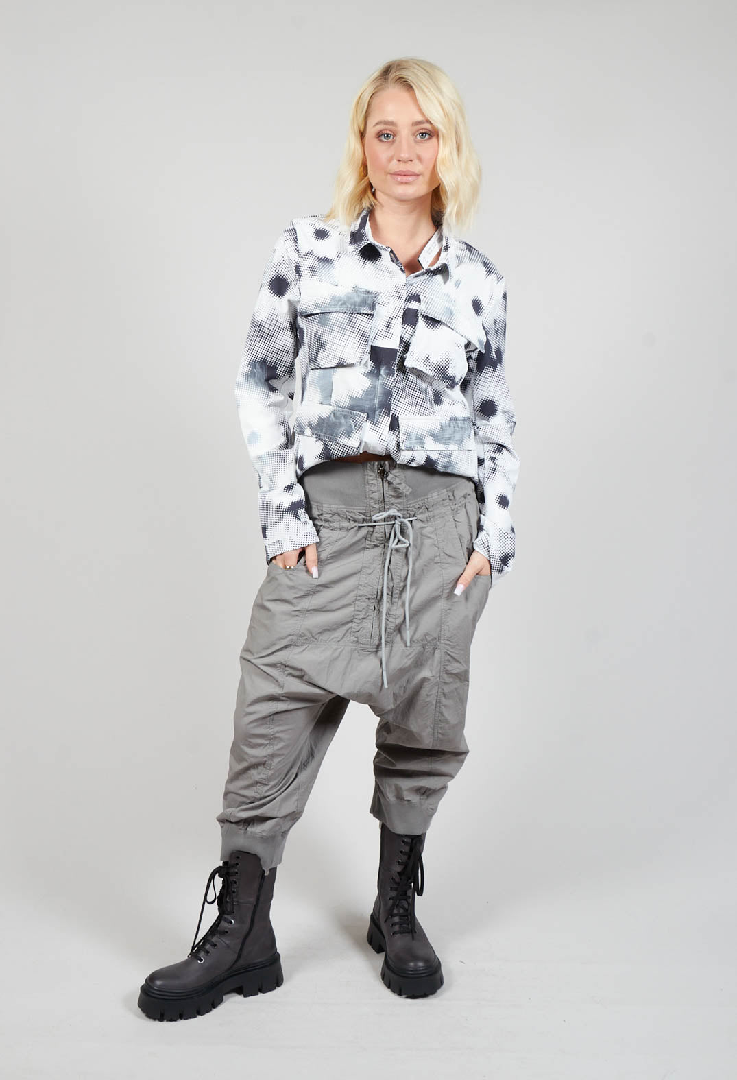 Cropped deals utility trousers