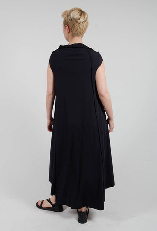 Kiro Sleeveless Dress in Black