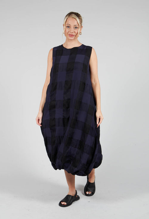 Dalma Dress in Navy