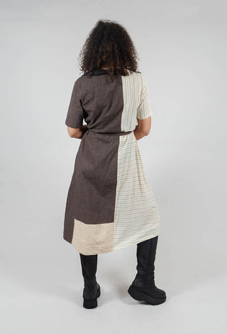 Veronique Dress in Lin/Cot Mixte