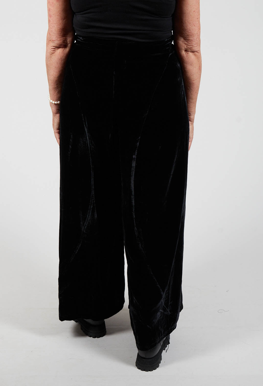 Velvet Trousers in Black