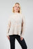 Round Neck Flared Jumper in Multicolour