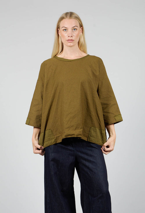 Loose Fit Top in Oliva