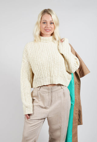 Cactus Tricot Chunky Knit in Latte