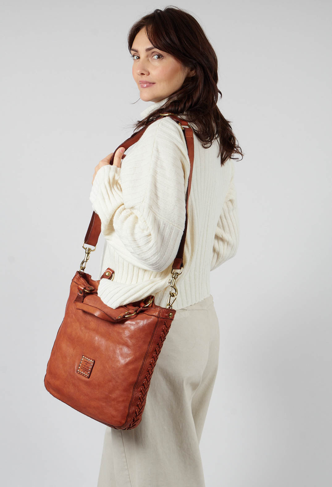 Abelia Tricot Jumper in Latte