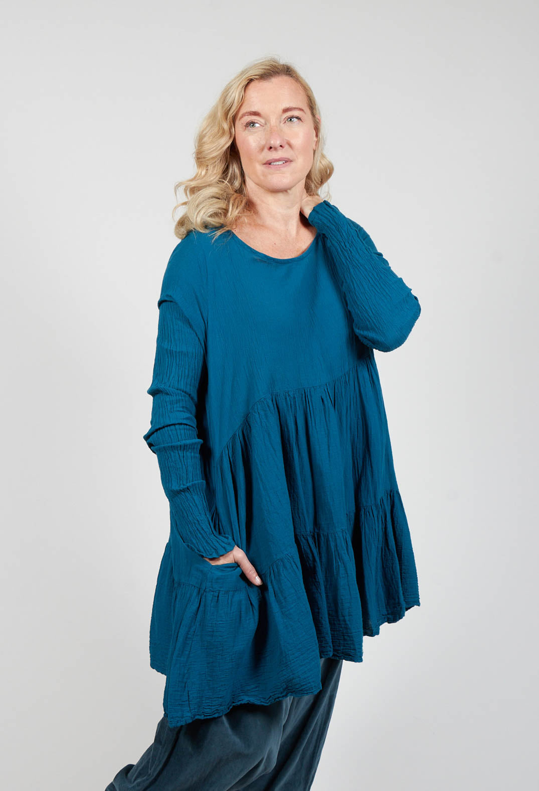 Rundruhe Tunic in Jetzt Blue