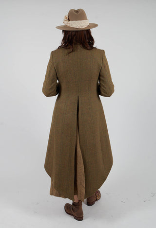 Soul Embroidery Coat in Tweed