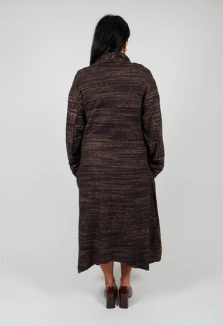 Bloom Coat in Black and Brown