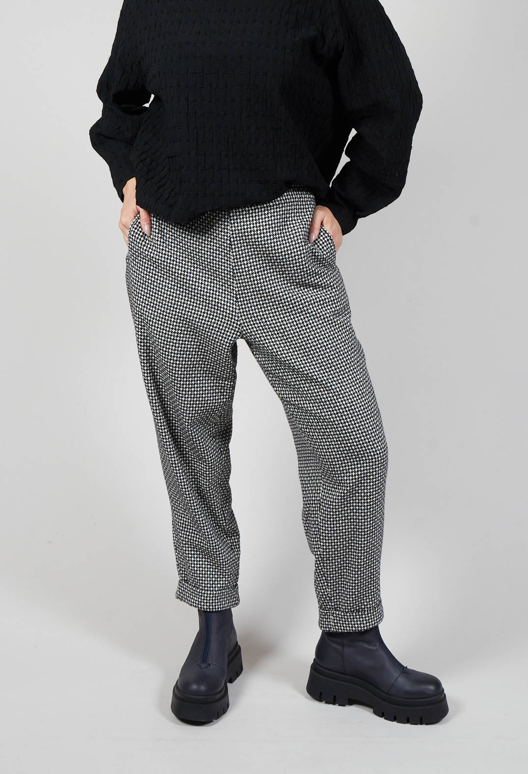 Piilgrim Radio Turn Up Trousers - Black