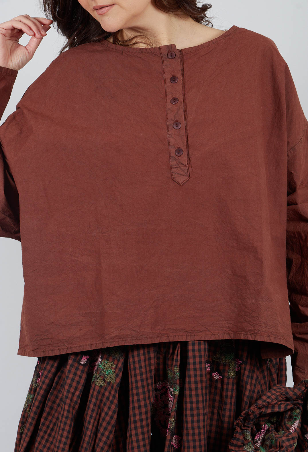 Ökoerfolg Blouse in Mudcloth