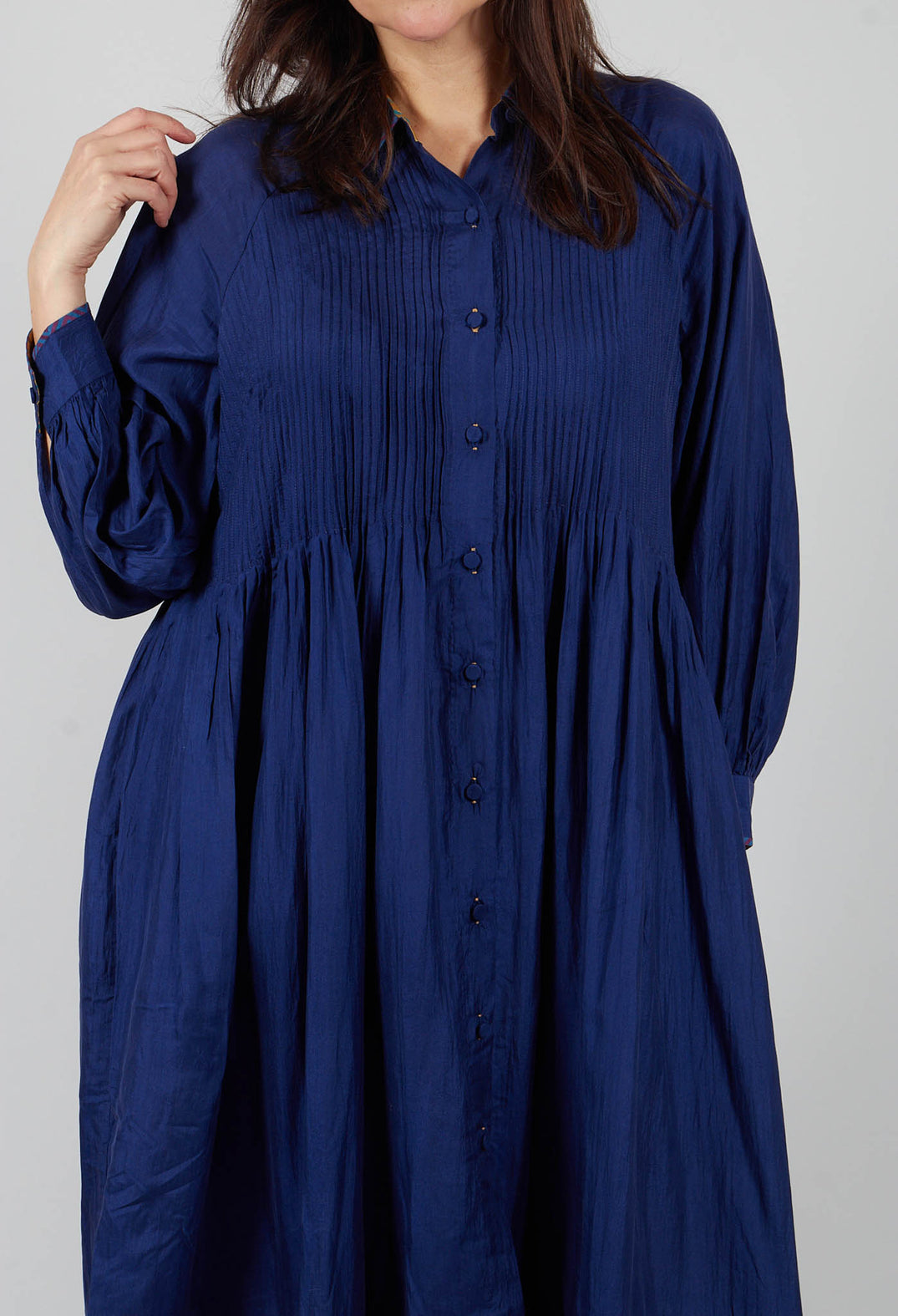 Lupine Dress in Indigo