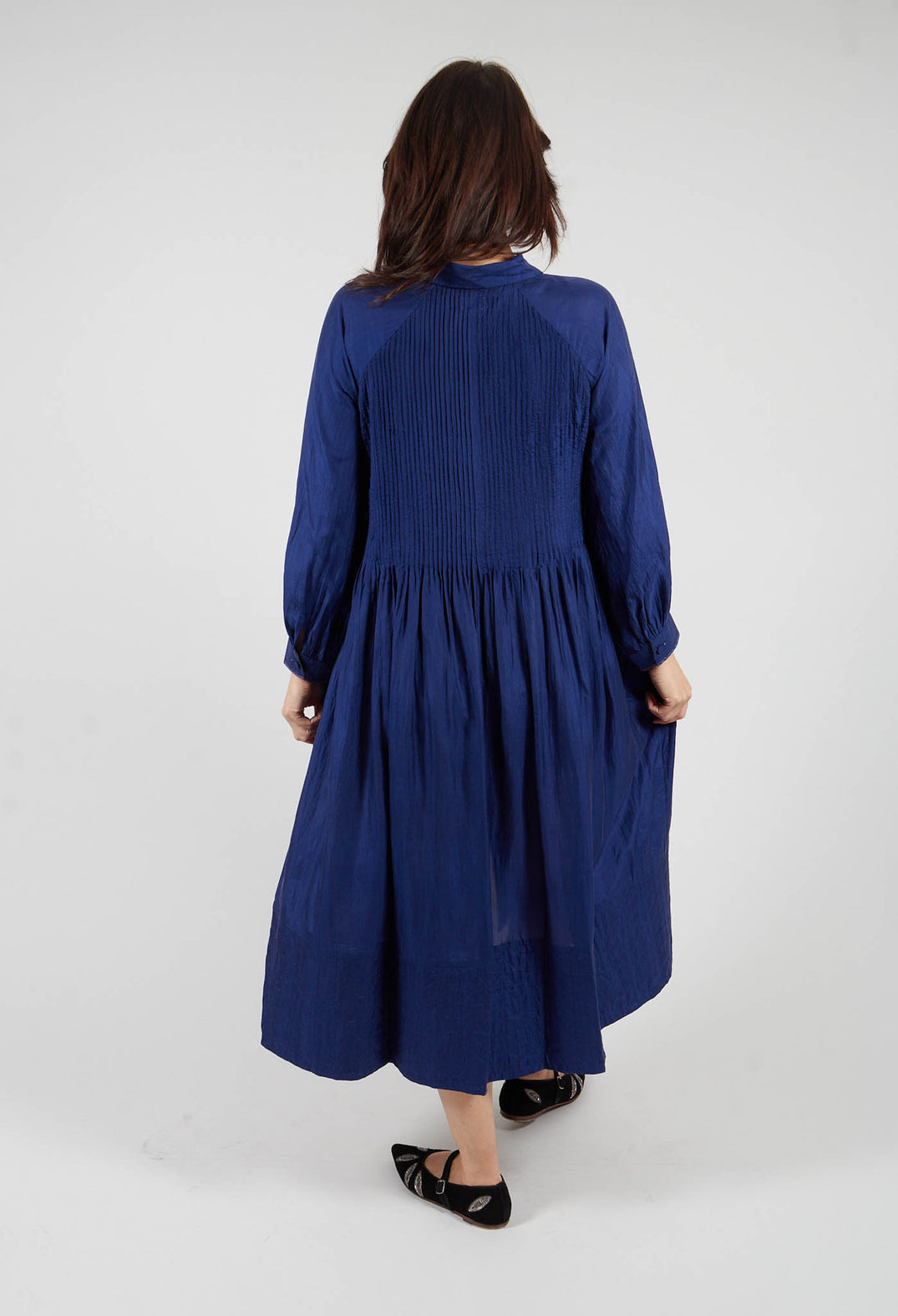 Lupine Dress in Indigo