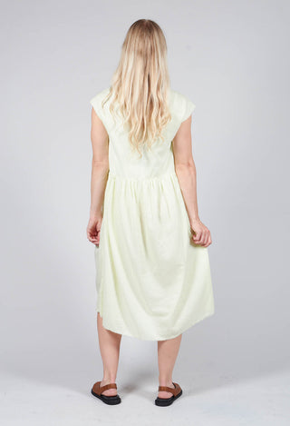 Sleeveless Cotton Dress in Melone