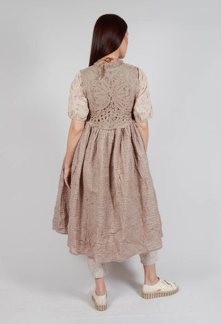 Gustava Dress in Pearl Grey