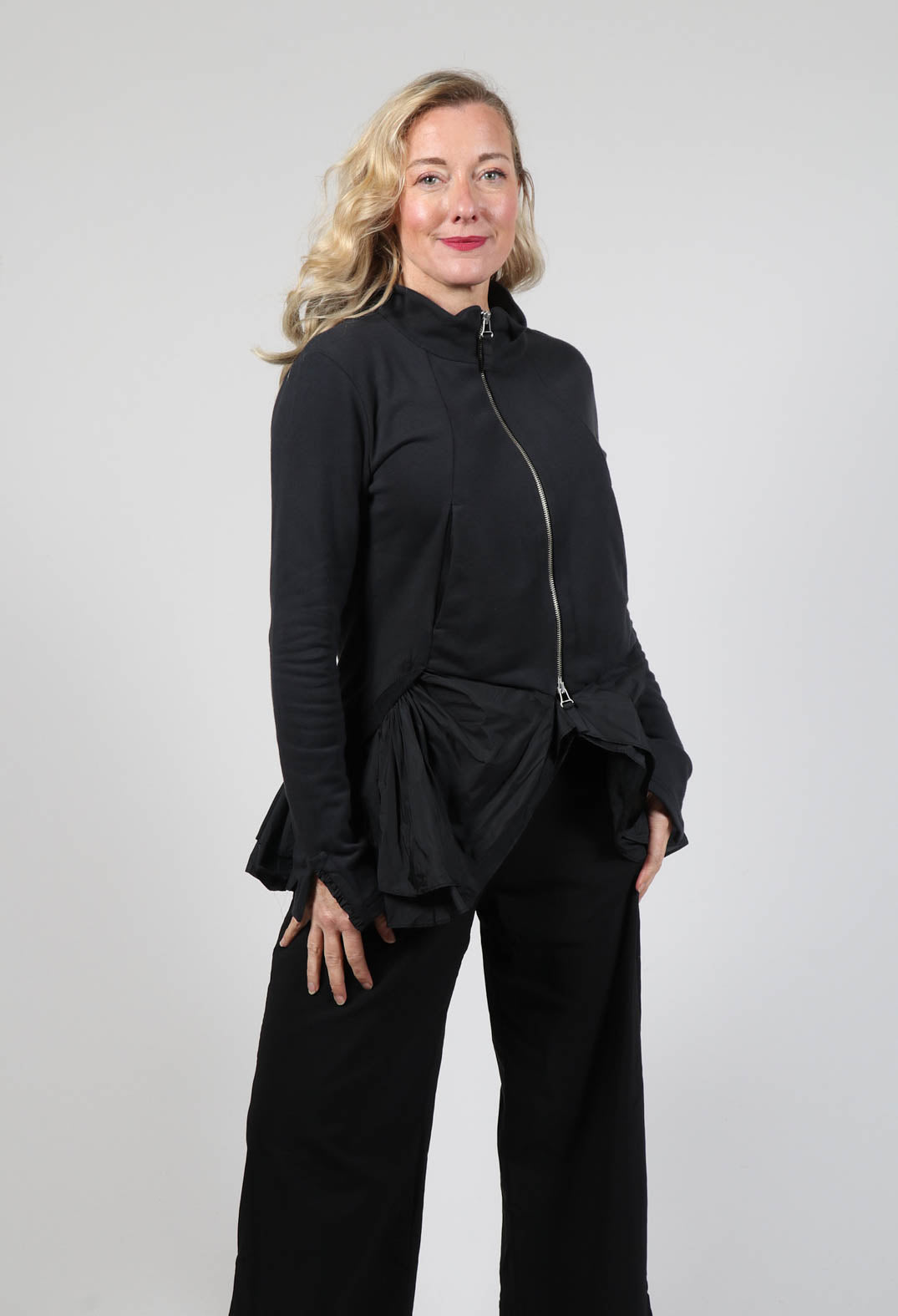 Peplum 2024 zip jacket