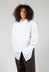 Button Up Long Sleeve Shirt in White