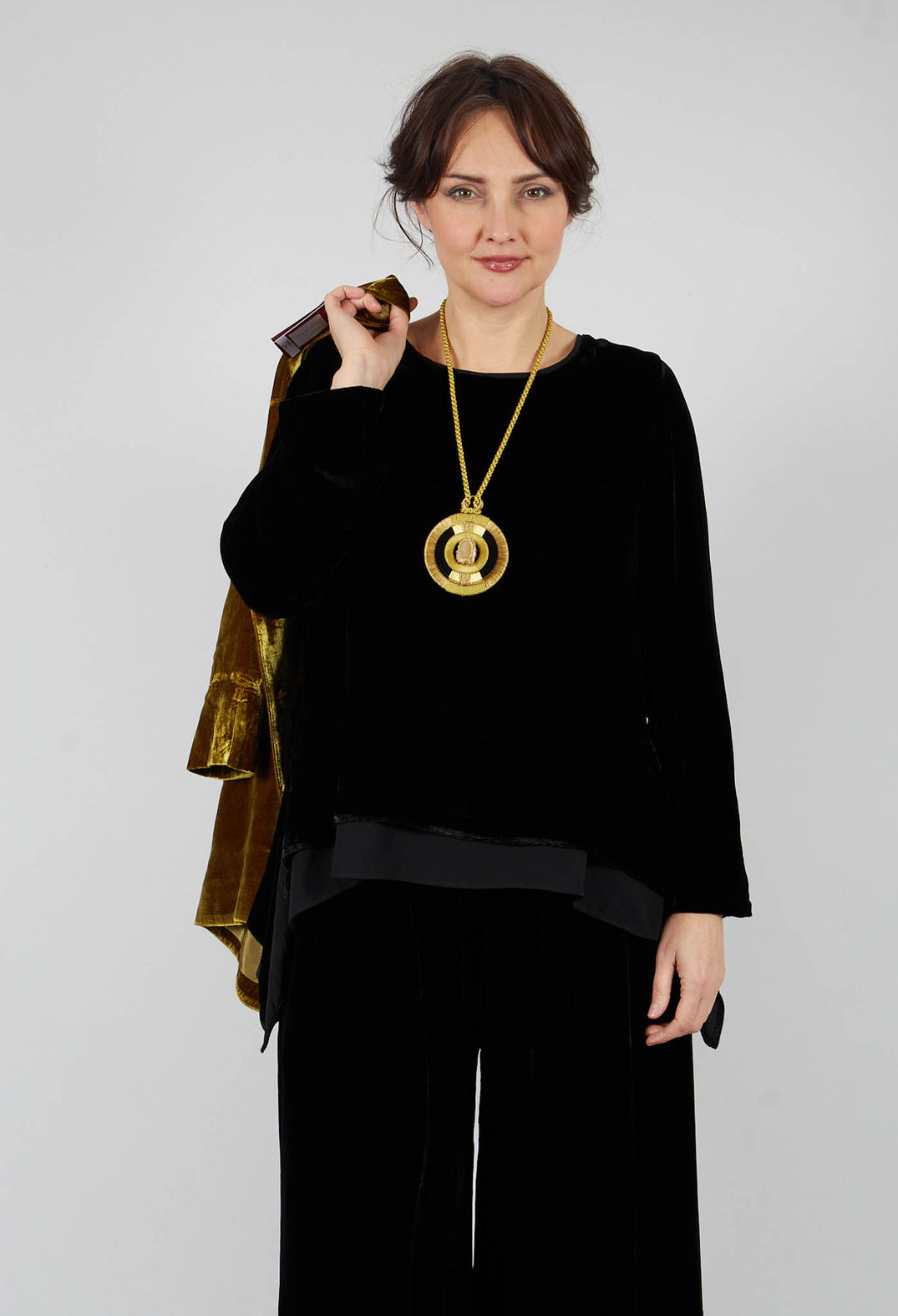 Sevda Top in Black