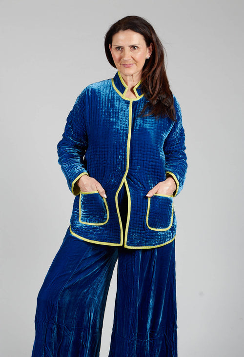 Aldina Pomegranate Jacket in Lapis