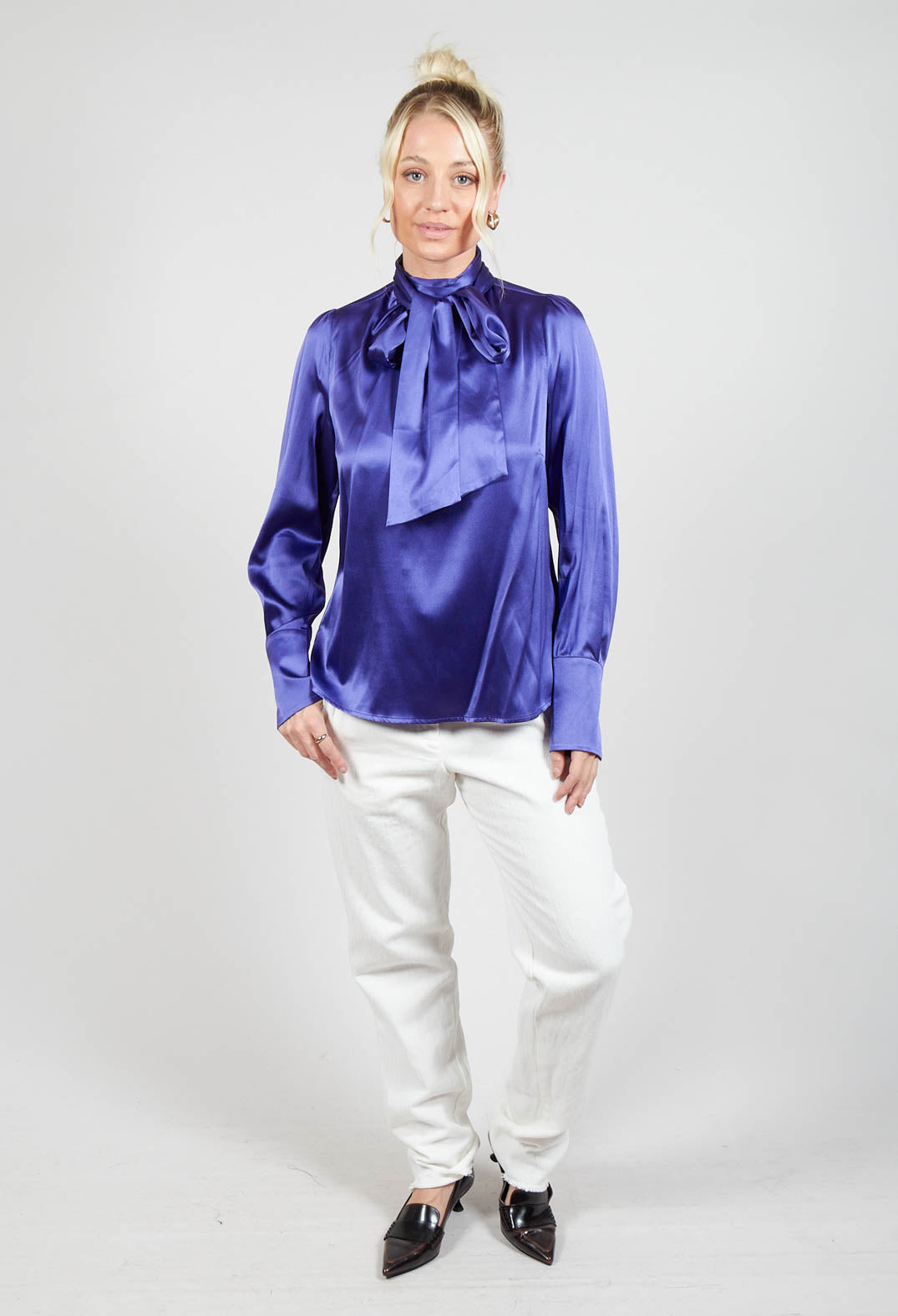 Elsa Blouse in Royal Purple