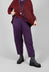 Trousers Oriental Knitted in Petunia