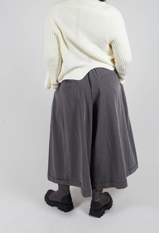 Wide Leg Trousers in Grey