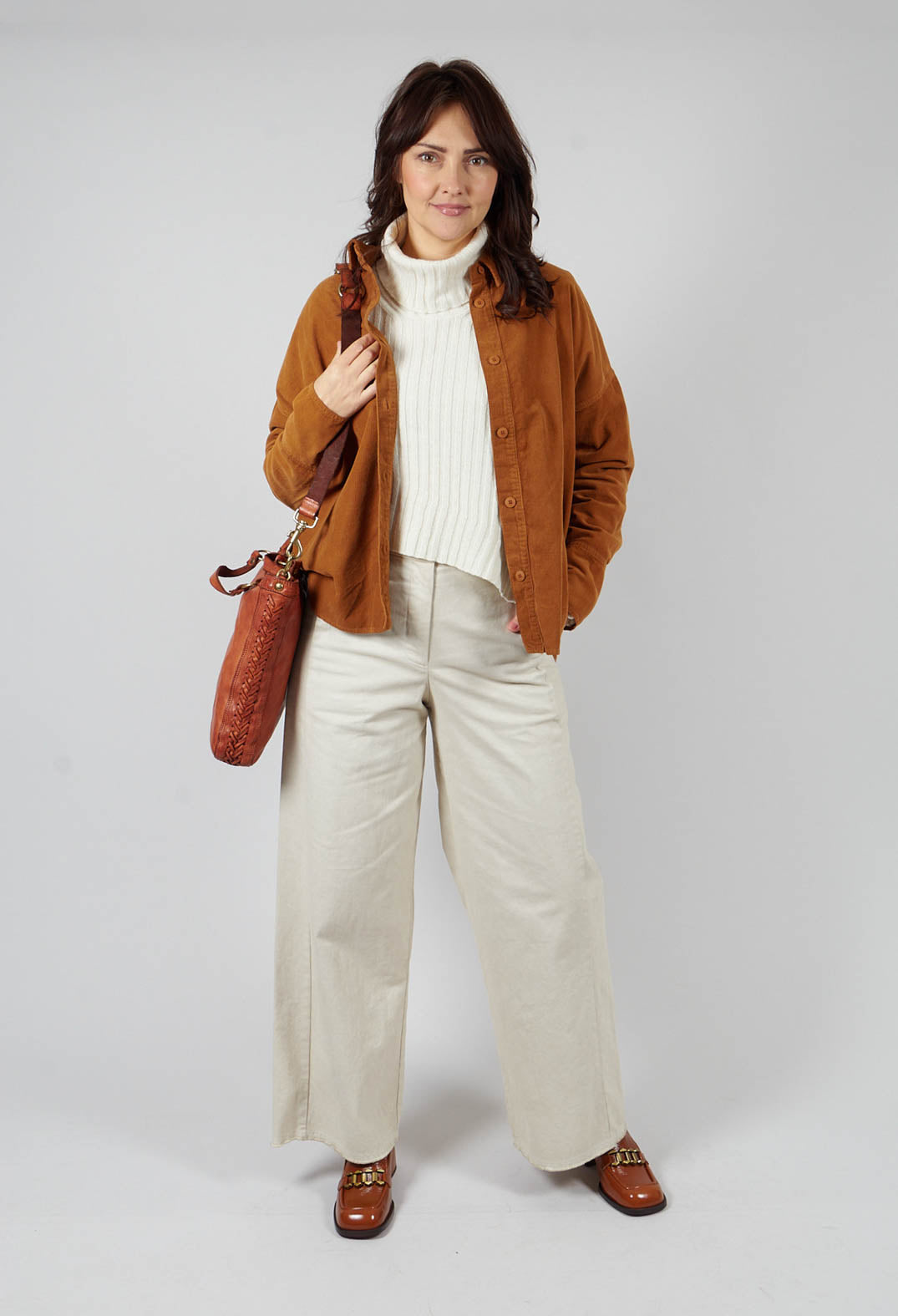 Abelia Tricot Jumper in Latte